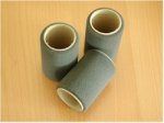 Flock roller sleeves